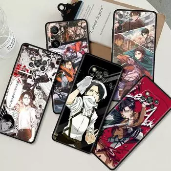 Чехол для Xiaomi Mi Poco X3 NFC X4 Pro F3 F4 GT M4 M3 F1 C40 11 Lite 11T, мягкий силиконовый чехол для телефона, чехол для телефона Attack On Titan Shell Poco C40