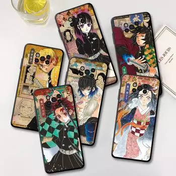 Чехол для Xiaomi Mi Poco X3 NFC X4 Pro F3 M3 C40 F4 GT M5 M4 F1 11 Lite 11T 10T 9T силиконовый чехол для телефона Demon Slayer Art Fundas Mi Poco C40