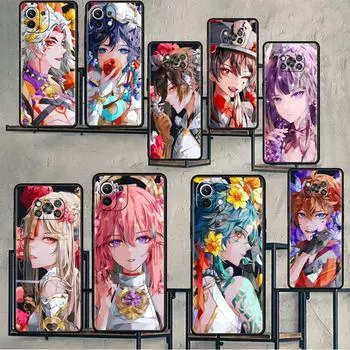 Чехол для Xiaomi Mi Poco X3 X4 NFC M3 Mi 11 11T 10 T 9T 12 9 10T Lite, силиконовый чехол на заднюю панель телефона Genshin Impact Raiden Shogun Baal Xiaomi Poco M3