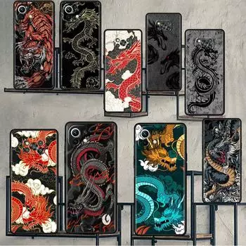 Чехол для Xiaomi Mi Poco X3 X4 NFC M3 Mi 11 11T 10 T 9T 12 9 10T Lite силиконовый чехол для телефона модный китайский винтажный дракон Xiaomi Poco M3