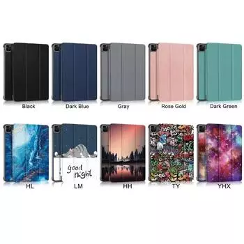 Чехол для Xiaomi MiPad 6s Pro 12,4 дюйма PU откидная подставка чехол для Xiaomi MiPad 6s Pro 12,4 дюйма чехол для планшета Funda For Pad 6S Pro 12.4 темно-синий