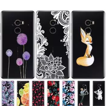 Чехол для Xiaomi Mix 2, мягкий силиконовый чехол из ТПУ для Xiaomi Mi Mix 2 Mix2, задняя крышка, защитная задняя крышка, прозрачный чехол for xiaomi Mix 2