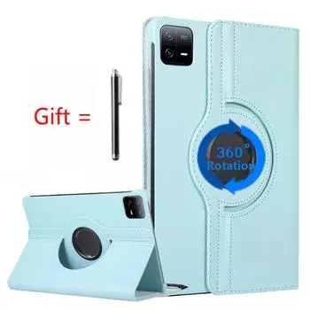 Чехол для Xiaomi Pad5 Pad6 Mi Pad 5 6 Pro, 11 дюймов, 2023, вращающаяся на 360 градусов флип-подставка для планшета Funda Xiaomi Pad 5 6 Pro, чехол For Xiaomi Pad 6 розовый