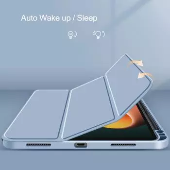 Чехол для Xiaomi Pad 5, чехол из искусственной кожи, смарт-чехол для mi Pad 5 Pro, Caswe Capa Slicone, флип-чехол для планшета с функцией автоматического пробуждения и сна For XiaoMi Pad 5 розовый