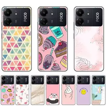 Чехол для Xiaomi Poce C65 черный роскошный силиконовый мягкий Tpu PoceC65 6.74 дюйма 2310FPCA4G ударопрочный ультратонкий C65-Style 1