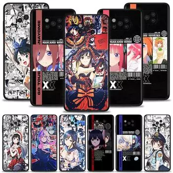 Чехол для Xiaomi Poco X3 NFC F3 GT M3 M4 Pro 5G Pocophone F1 для Mi 9T 10T 11T Pro Lite Note 10 Lite, чехол аниме для девочек Nakano Miku Poco X3 NFC