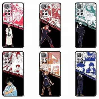 Чехол для Xiaomi poco x3 pro x3nfc pocox3pro mi 12 12pro 12x 11 lite 11t Funda 11ultra 9t 10t Coque Yuji Itadori Yuta Okkotsu Mi 9T