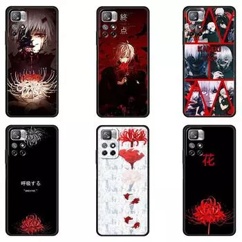 Чехол для Xiaomi poco x3 pro x3nfc pocox3pro mi 12 12pro 12x 11 lite 11t Funda 11ultra 9t 10t, чехол Tokyo Ghoul Equinox Flower Mi 9T