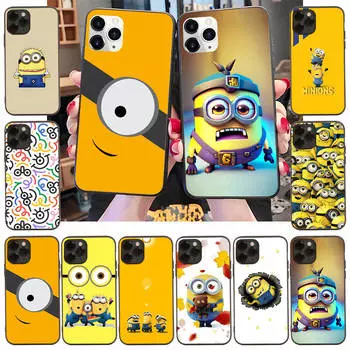 Чехол для Xiaomi Poco X6 X4 M5 M6 F5 F6 C65 C55 C50 C51 C40 Redmi Note 7 8 14C A3X 13C 12C 11 10A 9C Pro черный мягкий чехол MI33 Minions Redmi 10A верблюд