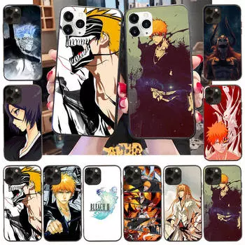 Чехол для Xiaomi Poco X6 X4 M5 M6 F5 F6 C65 C55 C50 C51 C40 Redmi Note 7 8 14C A3X 13C 12C 11 10A 9C Pro черный мягкий чехол WI56 аниме Bleach Xiaomi Poco X3 Pro верблюд