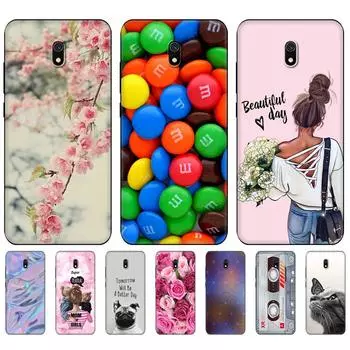 Чехол для Xiaomi Redmi 8a, мягкий силиконовый чехол для задней панели телефона на Redmi 8a, бампер, чехол для hongmi 8a, чехол redmi8a, черный чехол из ТПУ Redmi 8A