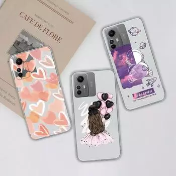 Чехол для Xiaomi Redmi K60 A1 A2 + Plus Note 8 9 10 11 12, модный астронавт, прозрачные мягкие силиконовые противоударные чехлы из ТПУ для телефона для бампера Redmi Redmi 3 Pro