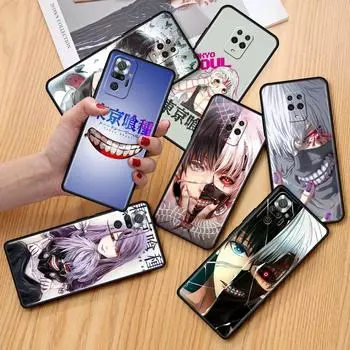 Чехол для Xiaomi Redmi Note 10 9 11 Pro, мягкий чехол для телефона 10S 9S K40 8 9A 9C 9T 7 10C 8T, силиконовый чехол аниме Tokyo Ghoul Shell Redmi Note 7