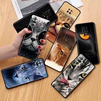 Чехол для Xiaomi Redmi Note 10 9 11 Pro, мягкий чехол для телефона 10S 9S K40 8 9A 9C 9T 7 10C 8T, силиконовый чехол, милый Aniaml Cat Shell Sac Redmi Note 7