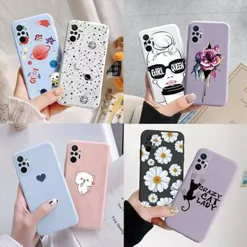 Чехол для Xiaomi Redmi Note 10 Pro, милое сердце, цветок, красивая планета, королева, король, силиконовая мягкая задняя крышка для Redmi Note10 10S 10Pro, чехлы 4G 5G