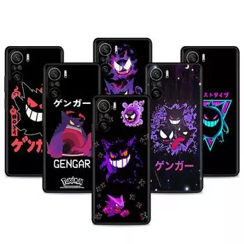 Чехол для Xiaomi Redmi Note 111 9S 10 9 8 7 9A 9C 9i K40 8T 10C 9T K50 силиконовый чехол для телефона японское аниме Pokemon Gengar Redmi Note 10 5G