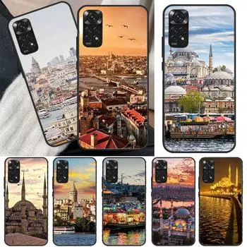 Чехол для Xiaomi Redmi Note 11 10 Pro 8 9 9S 10S 11S 9A 9C 10A 10C K40 K50, игровой чехол с пейзажем Стамбула, Турция Redmi K50 Gaming