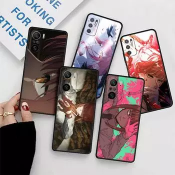 Чехол для Xiaomi Redmi Note 11 10 9 8 Pro 12 10C 9S 10S 11S 9A 9T 9C 10A 7 K40 8T силиконовый чехол для телефона с бензопилой в стиле аниме Makima Redmi 8