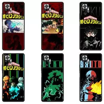 Чехол для Xiaomi redmi note 11 10 9 pro 11T 11pro plus 9 9C 9A 8 K40 Funda Note 8pro 7 9S 9T, чехол My Hero, дизайн персонажей Redmi Note 7