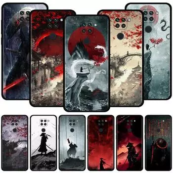 Чехол для Xiaomi Redmi Note 11 11T 11S 9 8 10 Pro 7 9T 8T 9S 10Lite, чехол для REDMI 9 8 9C 9A 7A с рисунком японского самурайского искусства Redmi 7A