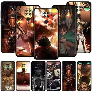 Чехол для Xiaomi Redmi Note 11 9 8 10 Pro 9s 8t 7 10pro Max, чехол для Redmi 11 9 9c 9a 8 8a 7 7a, чехол Attack On Titan Anime For Redmi Note 8