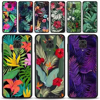 Чехол для Xiaomi Redmi Note 11 9 8 10 Pro 9s 8t 7 10pro Max, чехол для Redmi 11 9 9c 9a 8 8a 7 7a, винтажный чехол с банановым листом и цветком For Redmi Note 9T