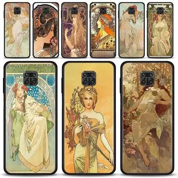 Чехол для Xiaomi Redmi Note 11 9 8 10 Pro 9s 8t 7 10pro Max, чехол для Redmi 11 9 9c 9a 8 8a 7 7a, художественный постер Альфонс Муха тонкий For Redmi 7A