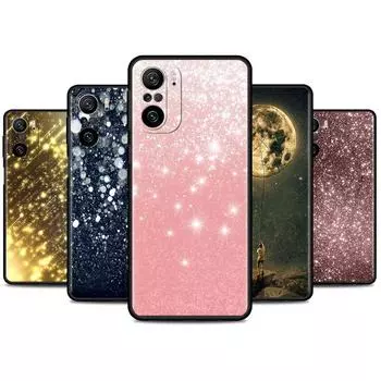 Чехол для Xiaomi Redmi Note 11 9S 10 9 8 7 9A 9C 9i K40 8T 10C 9T K50 силиконовый чехол блестящий розовый Redmi K40 Pro