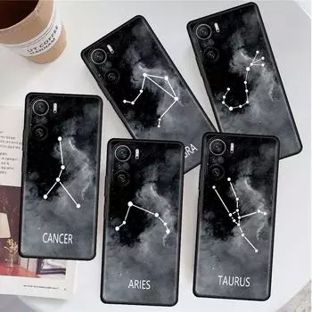 Чехол для Xiaomi Redmi Note 11 9S 10 9 8 7 9A 9C 9i K40 8T 10C 9T K50 силиконовый чехол для телефона двенадцать созвездий Redmi Note 10 5G