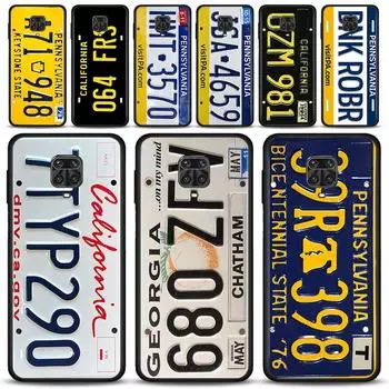 Чехол для Xiaomi Redmi Note 11S 11 10 8 Pro 8 8T 9 9T 9S 10 для Redmi K50 K40S K40 10 9A 9 Ретро Забавный номерной знак автомобиля Redmi Note11S 5G