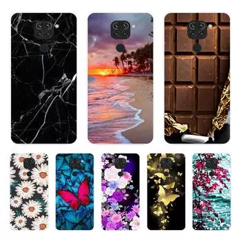 Чехол для Xiaomi Redmi Note 9, силиконовый чехол, мягкая задняя крышка для Redmi Note9, чехол Redmi Note 9, чехол, защитный бампер