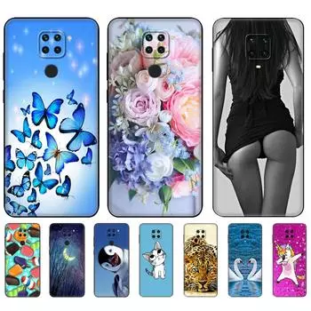 Чехол для Xiaomi Redmi Note 9S Note 9, мягкий силиконовый чехол для телефона Redmi Note 9 Pro, задняя крышка Note9S Note9Pro Note9, черный чехол из ТПУ Redmi Note 9S