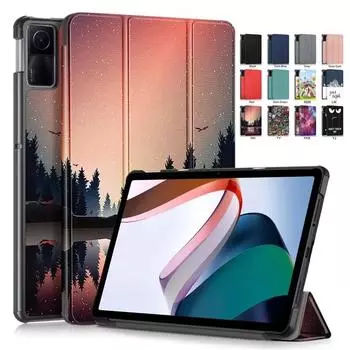 Чехол для Xiaomi Redmi Pad SE 11 Mi Pad 6 5 Pro Магнитный чехол Smart Folio для Redmi Pad SE 11 дюймов 2023 Чехлы для планшетов Mi Pad 5 11 inch чёрный