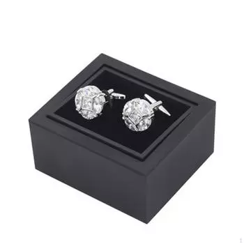 Чехол для запонок, запонки, подарок для мужчин, портативная откидная крышка, вращающийся креативный дисплей