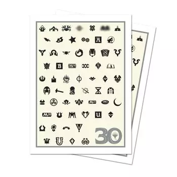 Чехол для защиты доски Ultra Pro Magic 30th Anniversary Apex, стандартный размер 66 x 91 мм, 105 штук
