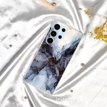 Чехол для защиты от падения с линзами Samsung S23A55 Marble River Painting «Все включено» Samsung S20ULTRA прозрачный