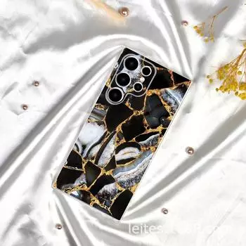 Чехол для защиты от падения с полной линзой и мраморной текстурой для Samsung S23A55 — эксклюзивный защитный чехол для трансграничных случаев Samsung A05 прозрачный