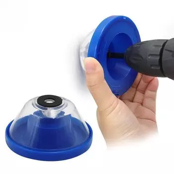 Чехол для защиты от пыли для электрического молотка и дрели: Сборник золы, пылезащитный аксессуар для сверления отверстий в потолке. electric hammer dust cover ash bowl синий