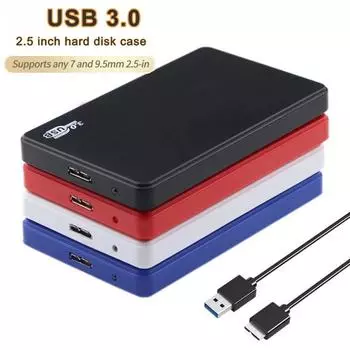 Чехол для жесткого диска USB от 3,0 до 2,5 дюйма, корпус SATA HDD SSD, чехол для мобильного жесткого диска, внешний накопитель HDD 5 Гбит/с для ПК, ноутбука, смартфона