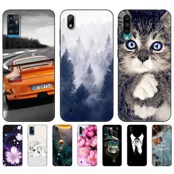 Чехол для ZTE Blade A7 2019 2020, задняя крышка для телефона ZTE Blade A71, чехол для ZTE Blade A7s 2020, мягкий чехол A 7 S 71, черный чехол из ТПУ ZTE Blade A7 2019