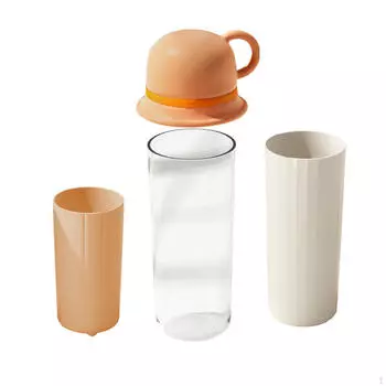 Чехол для зубной щетки 4 в 1, многофункциональный легкий держатель для набора ополаскивателей для рта с крышкой A