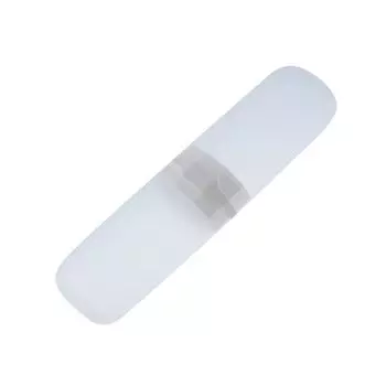 Чехол для зубной щетки VOCOSTE, дорожный держатель для зубной щетки, пластиковый, прозрачный, 7,87 x2,17