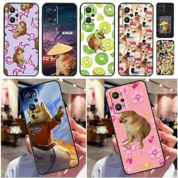 Чехол Doge Dog Cheems Meme для Realme GT Master GT Neo 2 3 3T C11 C15 C25 C21Y C30 C31 C35 8i 8 9 10 Pro Plus Realme C21