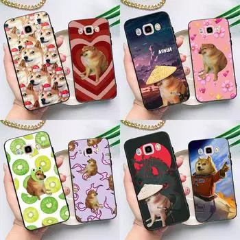 Чехол Doge Dog Cheems Meme для Samsung Galaxy J7 J5 J3 J1 A3 A5 2017 2016 J4 J6 Plus A6 A7 A8 A9 2018 задняя крышка A5 2016 - A510 A510F