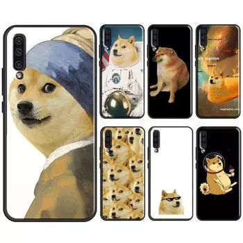 Чехол Doge Meme Kabosu для Samsung A12 A32 A42 A52 A72 A52S A03S A21S A11 A31 A51 A71 A10 A50 A70, полное покрытие Samsung A03S