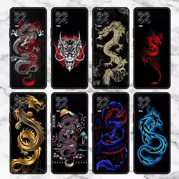 Чехол Dragon Animal для Realme 8 C21y GT Neo 2 3 8i C21 7 C11 6 C12 C35 C3 GT 9 Pro C12 Силиконовый чехол для телефона TPU Realme 8i