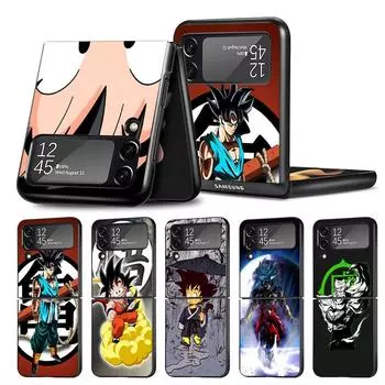 Чехол Dragon Anime G-Gokus для Samsung Galaxy Z Flip 4 Z Flip 3 5G ZFlip3 ZFlip Flip4 Flip3 zflip Hard PC Funda Capa Samsung Z Flip 5G