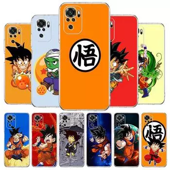 Чехол Dragon Ball Z для Xiaomi Redmi Note 10 5G 10 Pro 9S 4G 9 7 8 8T 9T 10S прозрачный чехол для мобильного телефона Fundas Redmi Note 10 4G