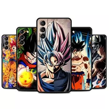 Чехол Dragon Ball Z Super DBZ Goku для Samsung Galaxy S20 FE S21 S22 Ultra 5G S10 S9 S8 Plus S10e S7 Edge, черный мягкий чехол для телефона Samsung S7
