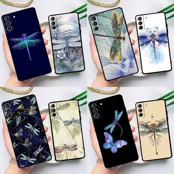 Чехол Dragonfly Animal Art для Samsung Galaxy S23 S22 S20 S21 Ultra S8 S9 S10 Note10 Plus Note20 Ultra S20 FE Galaxy S20 Plus